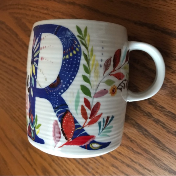 Starla M. Halfmann Monogram Mug R Anthropologie - Picture 4 of 5
